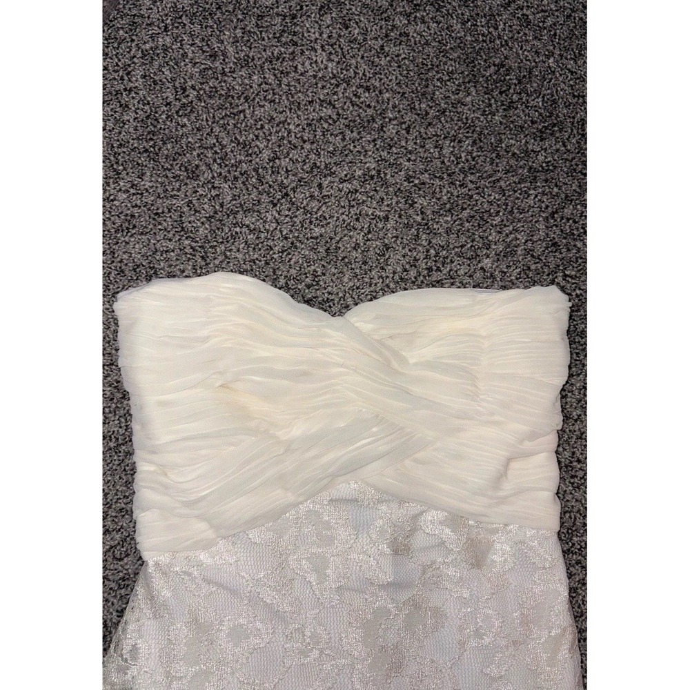 Ralph Lauren Ivory Lace Dress New With Tags Size 2 - Picture 2 of 8